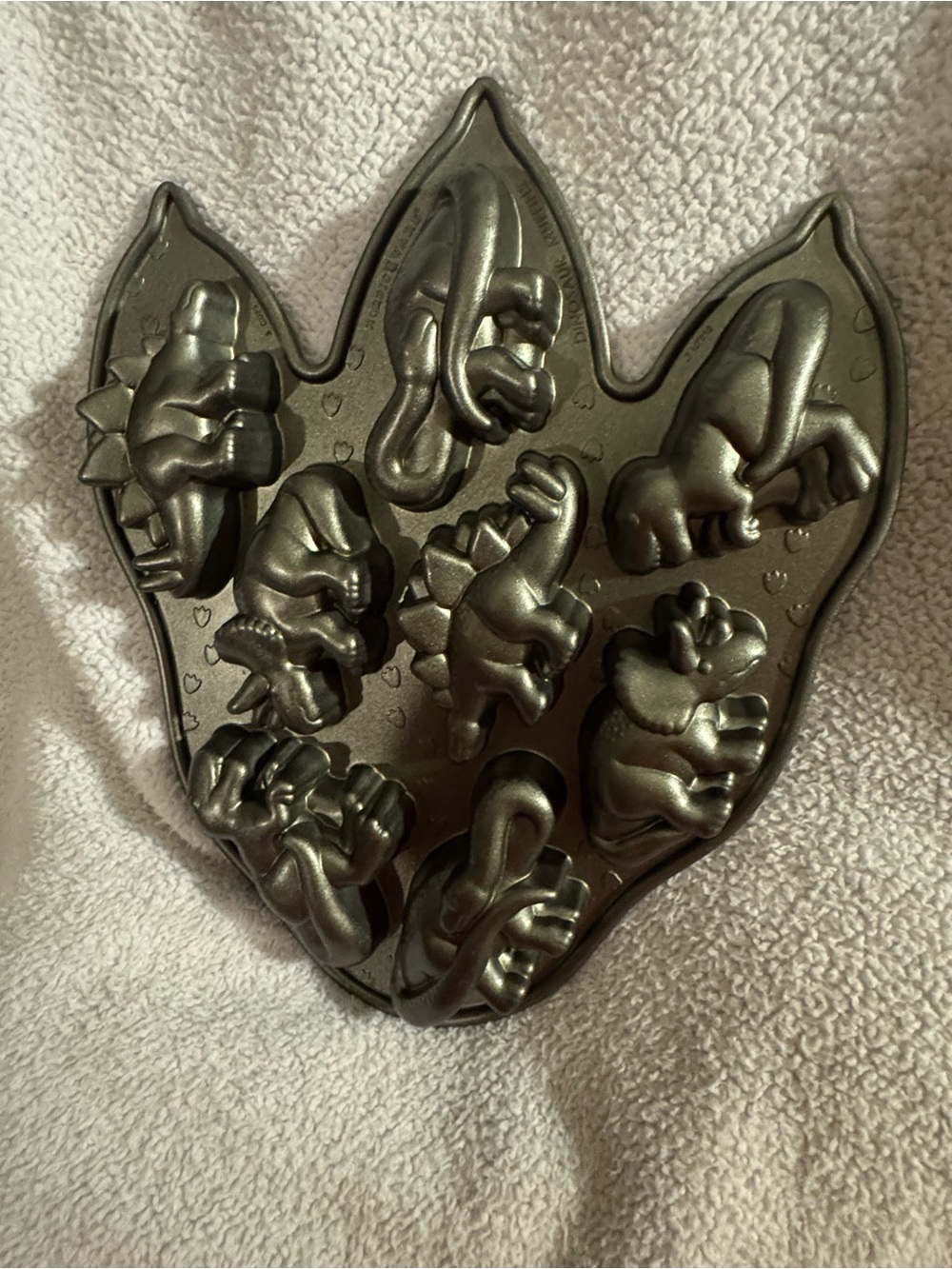 Nordic Ware Metallic Dinosaur Footprint Muffin Pan